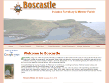 Tablet Screenshot of boscastlecornwall.org.uk